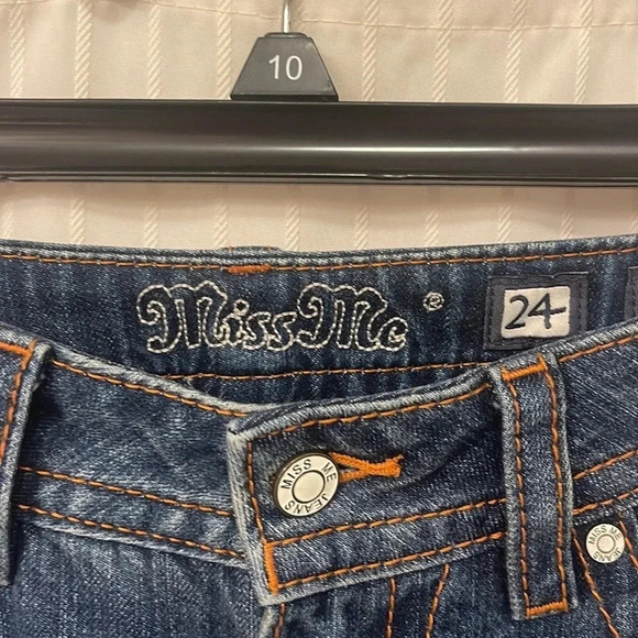 MissMe - Boyfriend Ankle - Distressed Jeans - Size 24 - Picture 5 of 10